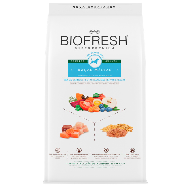 BIOFRESH DOG ADULTO R MEDIANA 3 KG